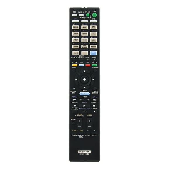 New RM-AAP078 Replace Remote Control Fits for Sony RM-AAP078 STR-DH810 STR-DN1030RM Home Theater AV System