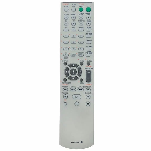 New RM-AAU013 Remote Control for Sony Audio Video Receiver HT-DDW790