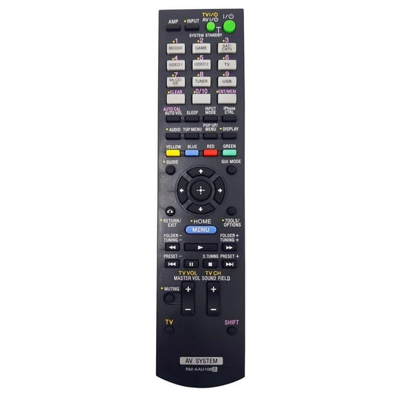 New RM-AAU106 For RMAAU106 Audio Video Receiver AV Remote Control STR-DH710