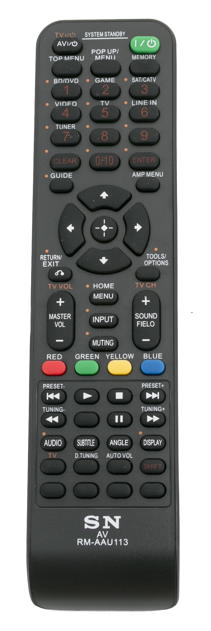 New RM-AAU113 Remote Control for SONY HOME THEATER AUDIO HTCT550W