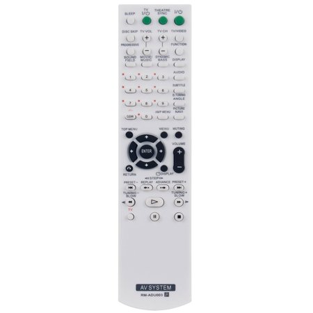New RM-ADU003 Replaced Remote Control Fit for Sony Home Theater DAV-DZ120 DAV-DZ120 DAV-DX255 SS-WS52 SS-CT51 SS-WS52B