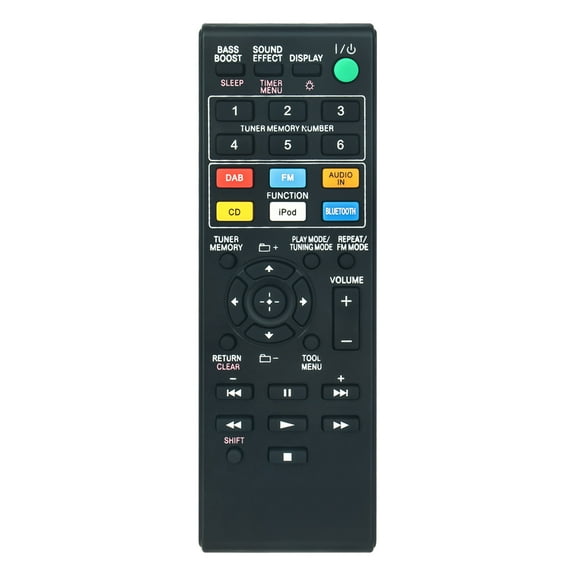 New RM-AMU145 Replace Remote Control compatible with Sony System Audio Remote Control RM-AMU142 CMT-V50iP