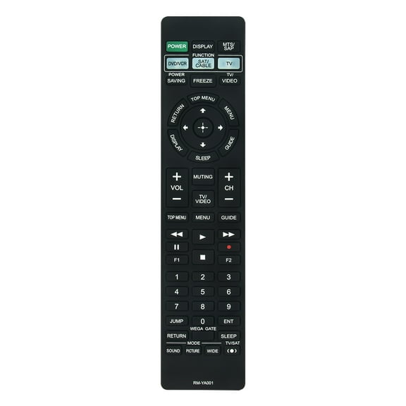 New RM-YA001 Replace Remote Control compatible with SONY RMYA001 TV Remote Control for KLVS23A10 KLVS23SA10 KLVS26A10 KLVS26A10W KLVS32A10 KLVS40A10