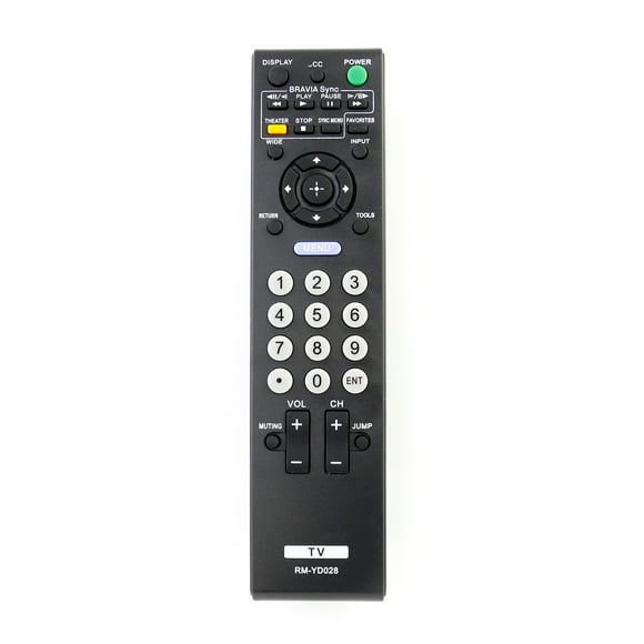 New RM-YD028 Replace Remote fits for Sony Bravia KDL40V5100 KDL26L5000 KDL-46VE5 KDL-46VL150 KDL-52S5100 KDL32L5000