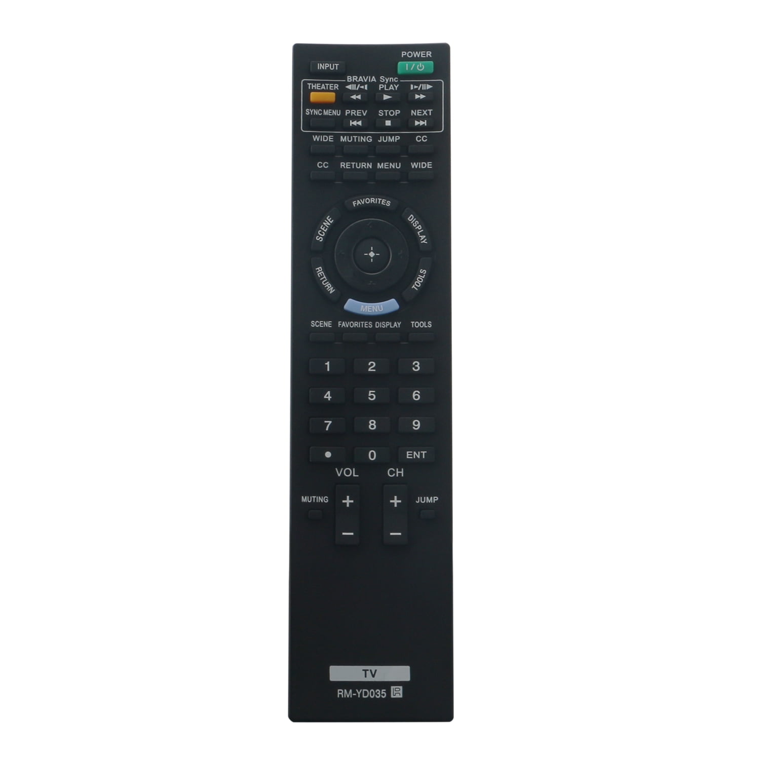 New RM-YD035 Replace Remote Control Fit For Sony TV KDL-22BX300 KDL ...