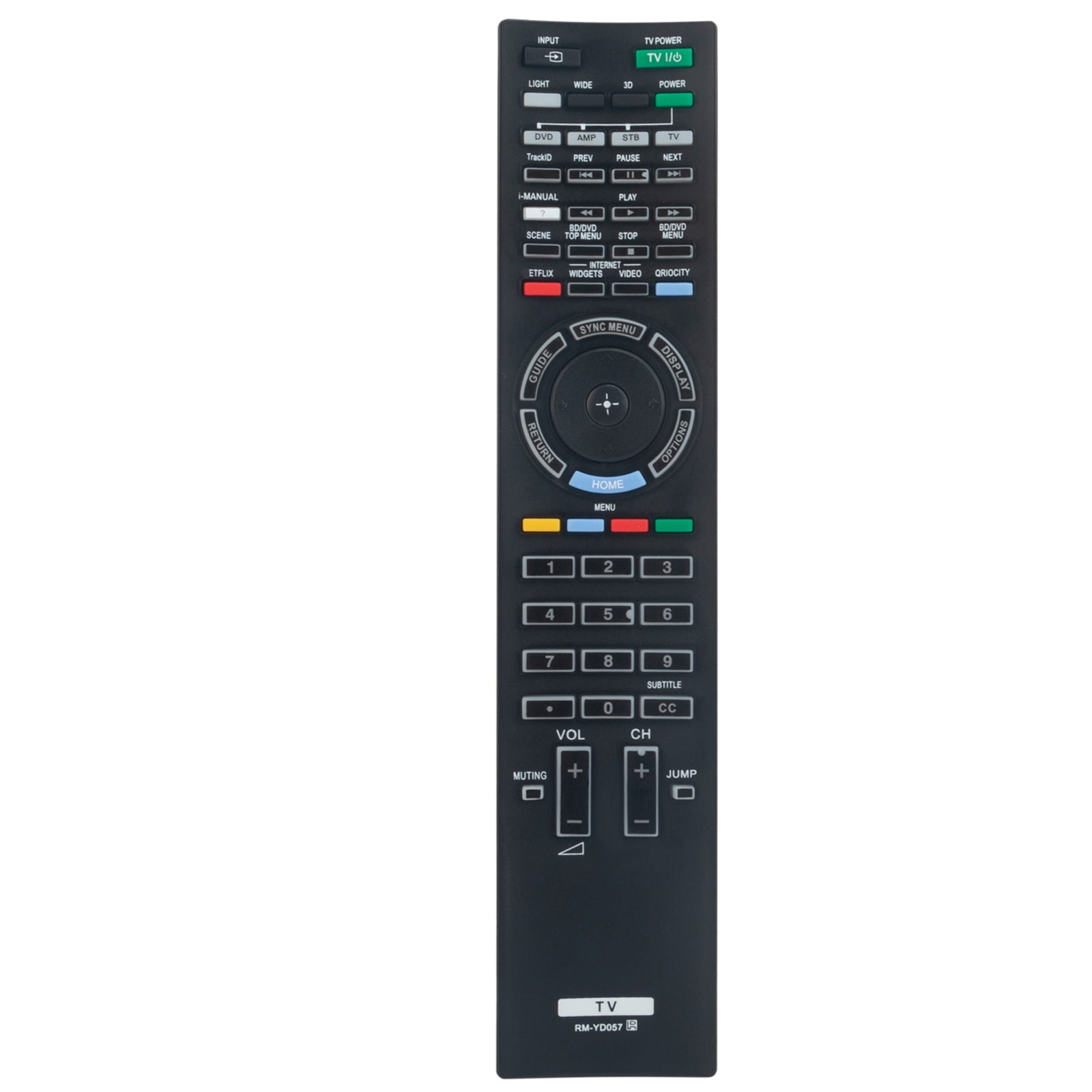 New RM-YD057 Remote Control for Sony TV KDL46HX820 KDL-46HX820 