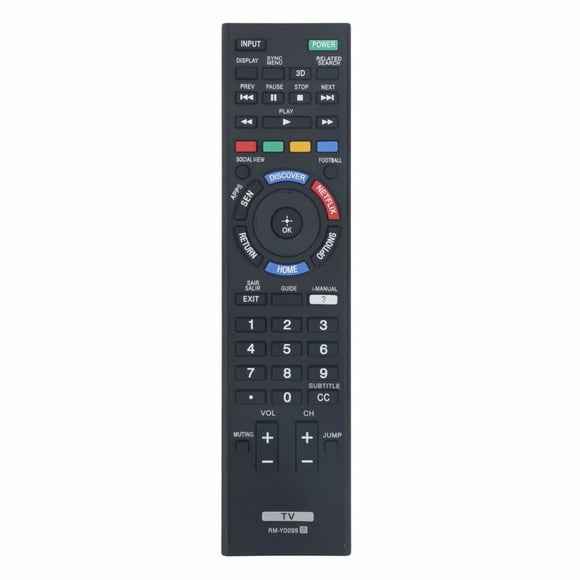 New RM-YD099 Remote Control for Sony TV KDL55W805B XBR-65X857B LED HDTV KDL-40W605B XBR-49X855B KDL-42W805B