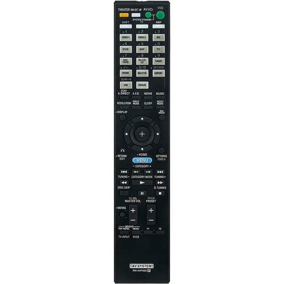 New RMAAP025 RM-AAP025 Replaced Remote Control fit for AV System STR-DA2400ES STR-DN1010 STR-DN2010 STR-DG920 RM-AAL008
