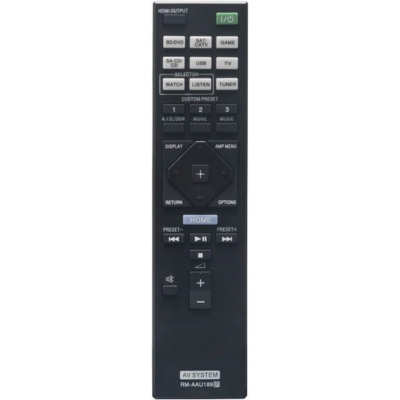 New RMAAU189 RM-AAU189 Replacement Remote Control Commander fit for AV Receiver STR-DN850 STR-DN1050