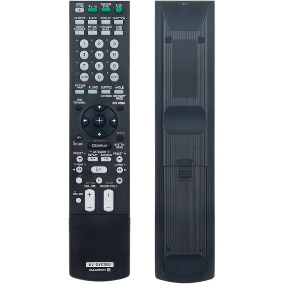 New RMADP015 RM-ADP015 Replacement Remote Control for DVD Home Theater DAV-HDX500 DAV-HDX501 DAV-HDX501W