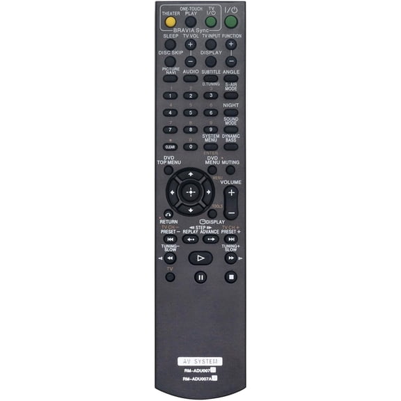 New RMADU007 RM-ADU007 Replacement Remote Control for DVD Home Theater DAV-HDX274 DAV-HDX275 DAV-HDX576WF