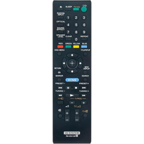 New RMADU126 RM-ADU126 Replacement Remote Control Commander fit for Home Theater BDV-B1 HBD-B1 SA-WSB1