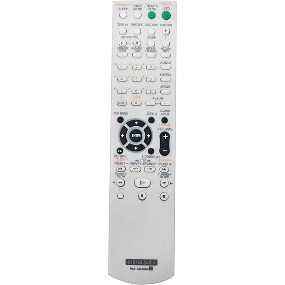 New RMAMU004 RM-AMU004 Replacement Remote Control for Mini Hi-Fi System MHC-GNZ77D FST-ZX100D