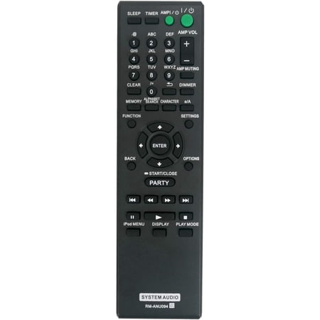 New RMANU094 RM-ANU094 Replacement Remote Control Commander fit for Audio Component NAC-SV10i NACSV10i