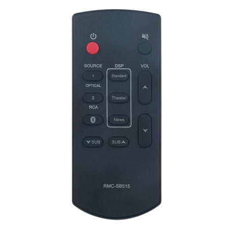 New RMC-SB515 Replaced Remote Control Fit for Insignia Soundbar NS-SB515
