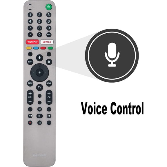 New RMF-TX611U Voice Replaced Remote Control for SONY 4 HD TV KD-55XH9505 KD65A87 KD-65A87 KD55A87 KD-55A87