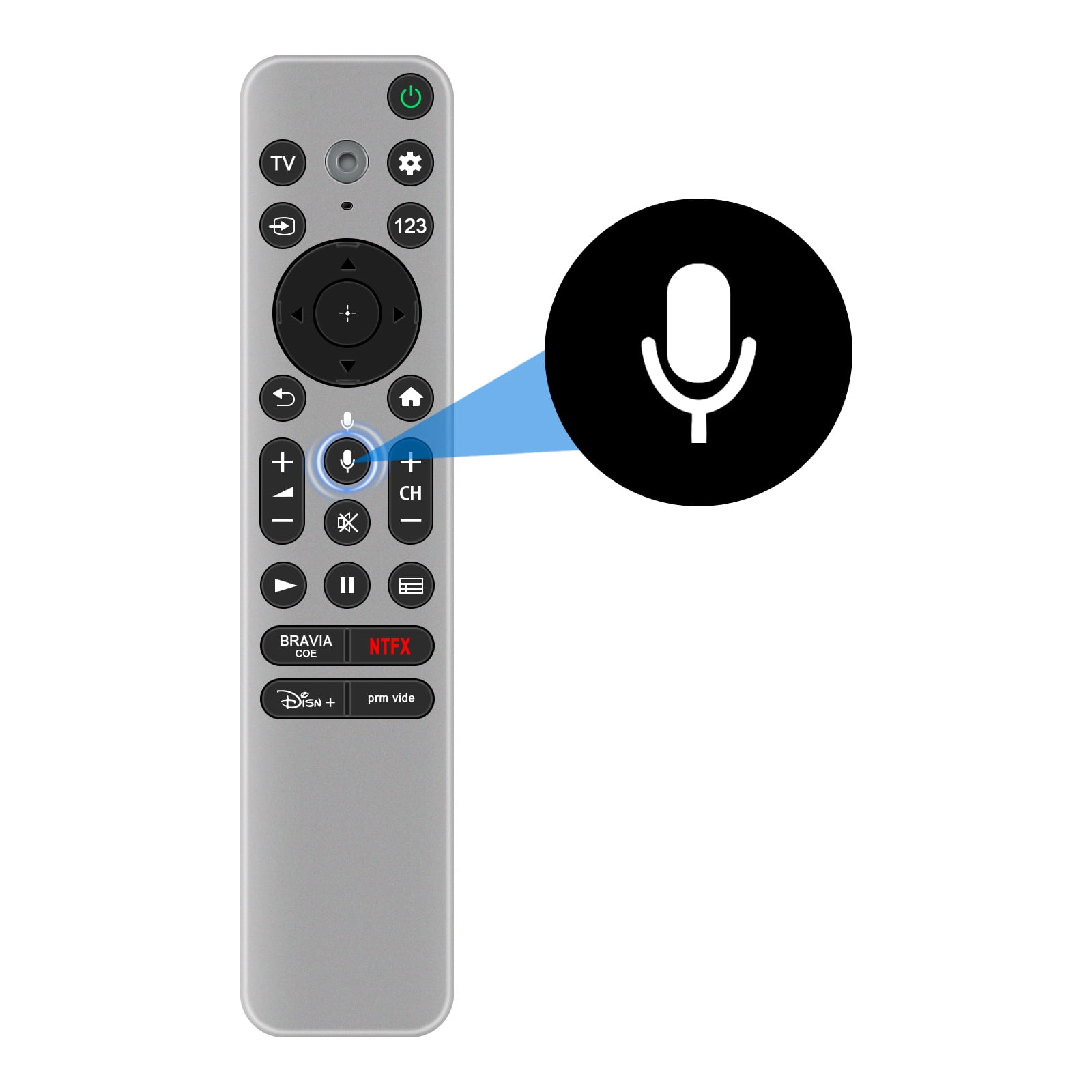 New RMF-TX900U Voice Replace Remote Control fit for SONY TV XR
