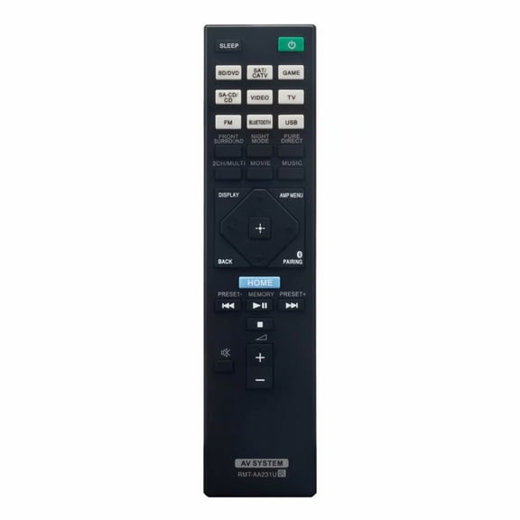 New RMT-AA231U Replaced Remote Control for Sony 7.2ch Home Theater AV Receiver STRDH770 STR-DH770