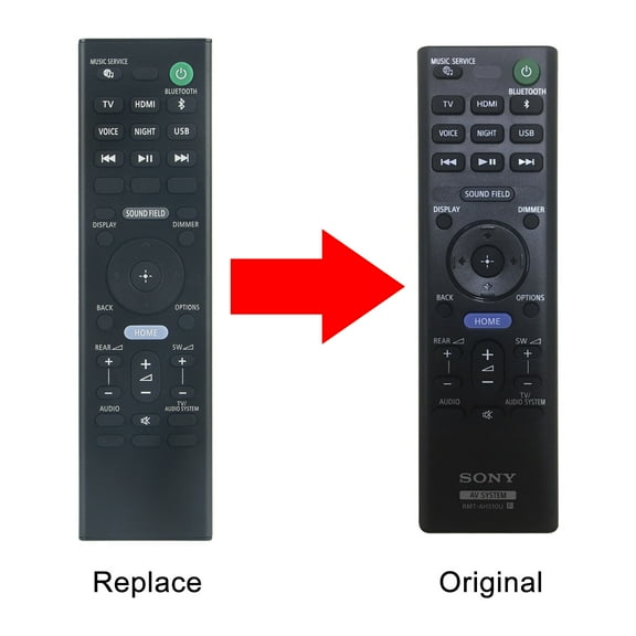 New RMT-AH510U Replace Remote Control fit for Sony HT Soundbar HT-A5000 HT-A500 HTA5000 SA-RS3S (SPEAKERS FOR HTA500) ARS3S