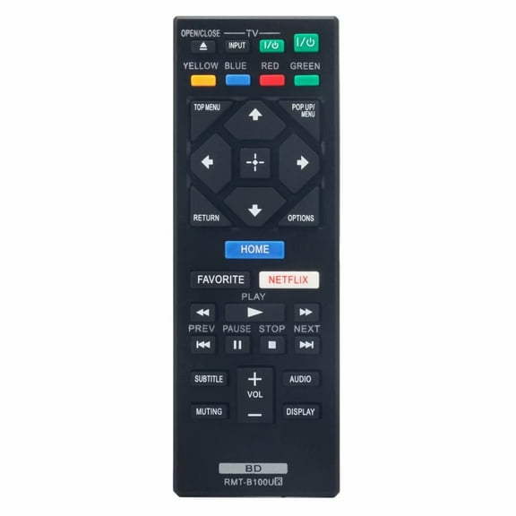 New RMT-B100U Replaced remote control For Sony Player BDP-S2500 BDP-S2900 BDP-S1500 BDP-S1700