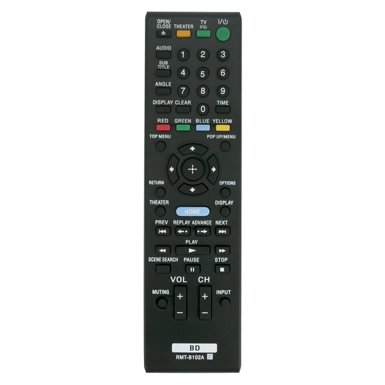 New RMT-B102A Replaced Remote Control fit for Sony Blu-ray Disc  