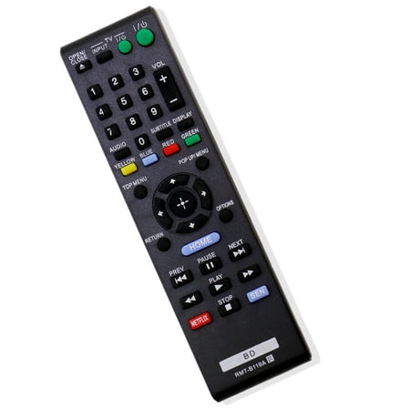 New RMT-B119A Replaced Remote for Sony BDP-BX59 BDP-S5100 Blu-ray BD Player