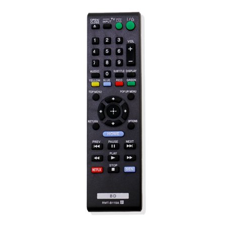 New RMT-B119A Replacement DVD Blu-Ray Player Remote for Sony BDP-BX110 BDP-BX310