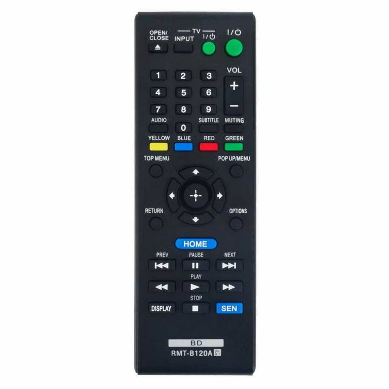 新品リモコン　ソニー　コンパクトブルーレイプレイヤー　BDP-S5100 New RMT-B120A Replaced Remote Control for Sony Blu-ray Player BDP