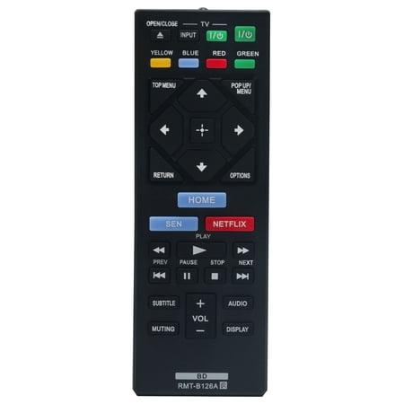 New RMT-B126A Blu-Ray DVD Player Remote Control for Sony BDPS3200 BDPS6200