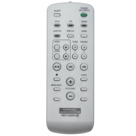 New RMT-CS2iPA Replace Remote Control for Sony Audio System ZS-S4iP ZS-S2iP