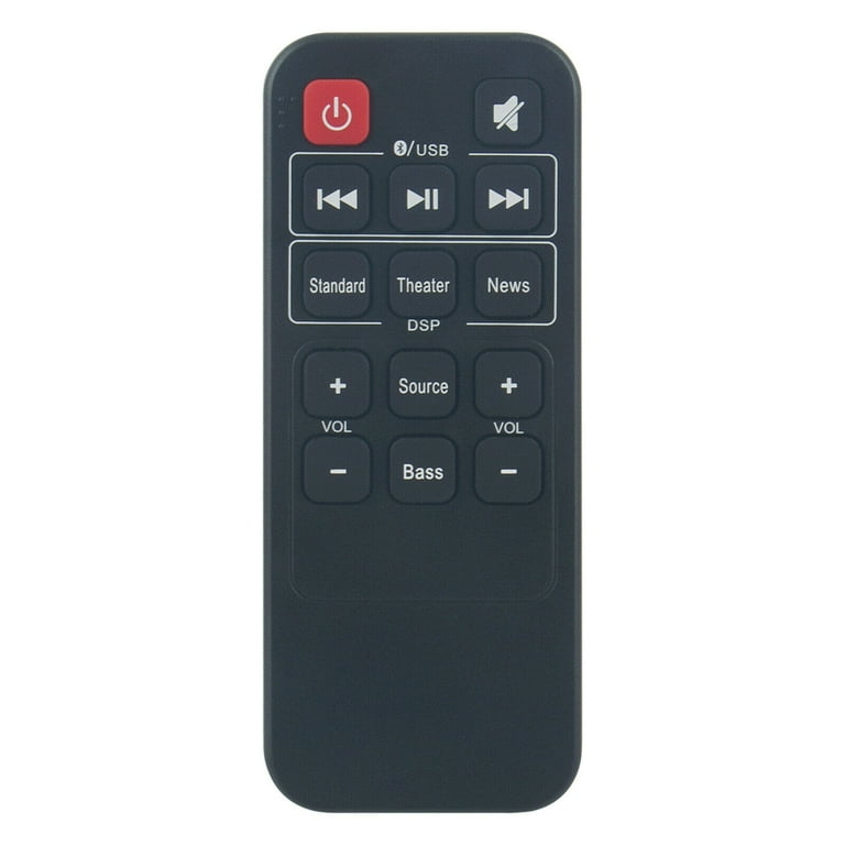New RMT-HSB318 Replace Remote Control for Insignia Sound Bar NS