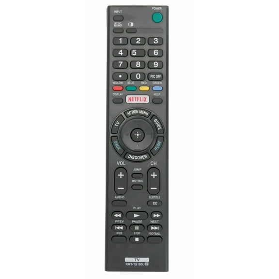 New RMT-TX100U universal Remote control for Sony Bravia XBR-55X855C XBR75X850C KDL-50W800C KDL-50W800380 KDL-50W800BUN1 with Netflix