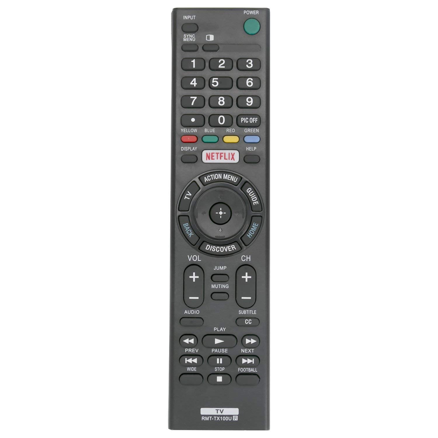 New RMT-TX100U universal Replaced Remote control for Sony TV KDL50W800C ...