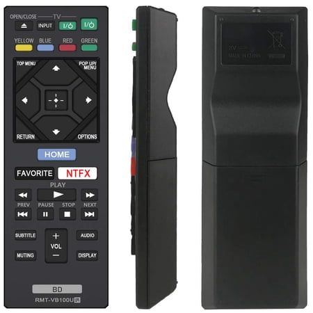 New RMT-VB201D Replaced Remote Control for Sony BD Blu-Ray Remote Control RMT-VB100U BDP-6500