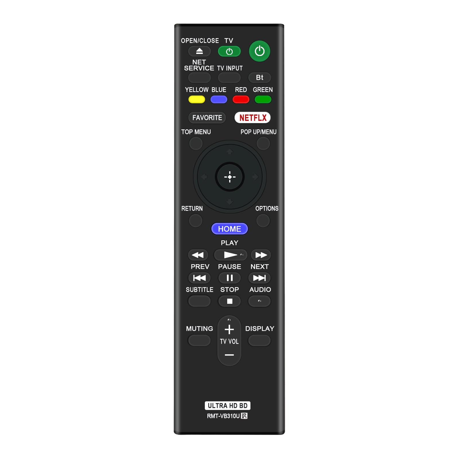 新品リモコン　ULTRA HD ソニー　ブルーレイプレイヤー　UBP-X800 New RMT-VB310U Replace Remote Control Fits for Sony Ultra HD Blu