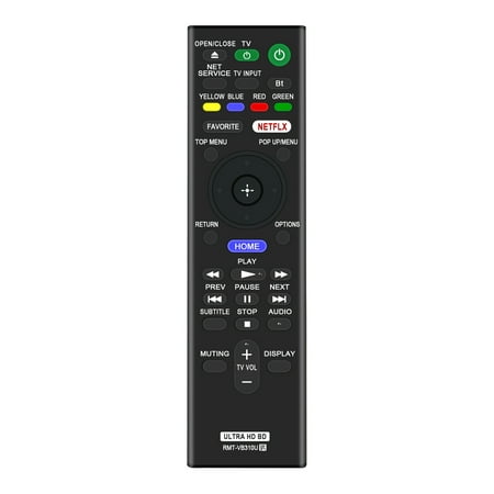 New RMT-VB310U Replace Remote Control Fits for Sony Ultra HD Blu-ray DVD Player UBPUX80 UBPX800 UBPX800M2 UBPX1000ES UBPX1100ES UBP-X800M2 UBP-UX80 UBP-X800 UBP-X1000ES UBP-X1100ES