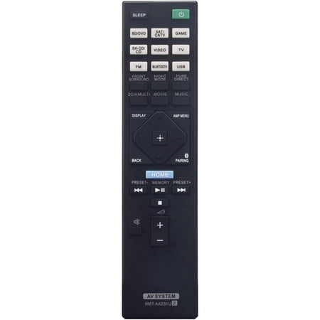 New RMTAA231U RMT-AA231U Replacement Remote Control Commander fit for AV Receiver STR-DH770