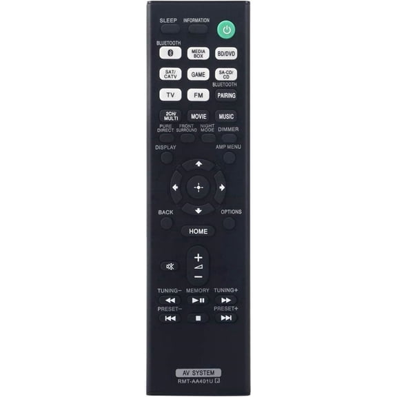 New RMTAA401U RMT-AA401U Replacement Remote Control Commander fit for AV Receiver STR-DH590 STR-DH190 STR-DH790