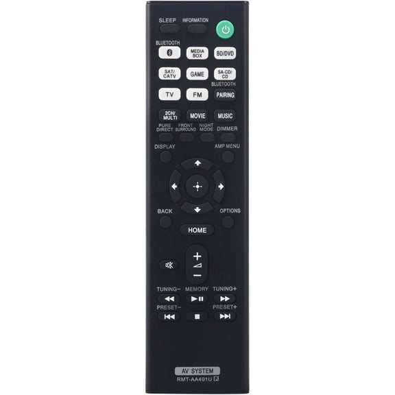 New RMTAA401U RMT-AA401U Replacement Remote Control Commander fit for AV Receiver STR-DH590 STR-DH190 STR-DH790
