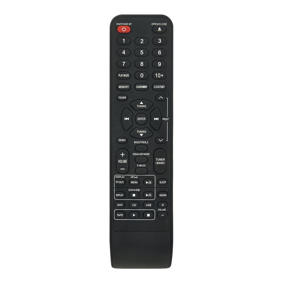 New RRMCGA205AWSA Replace Remote Control compatible with Sharp RRMCGA205AWSA Audio Remote Control CDDH790N CDDH899N CDSW440N