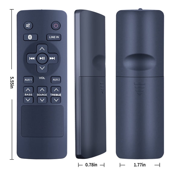 New RTS7010B Replacement Remote Control fit For RCA Home Theater SoundBar RTS7630B RTS7015B RTS7010B RTS739BWS RTS7110B