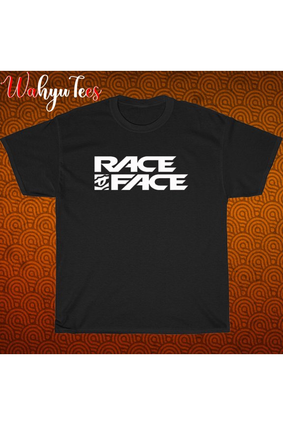 New Race Face Mountain Bike Parts Logo Black/Navy/Grey/White T-Shirt Size S-5XL