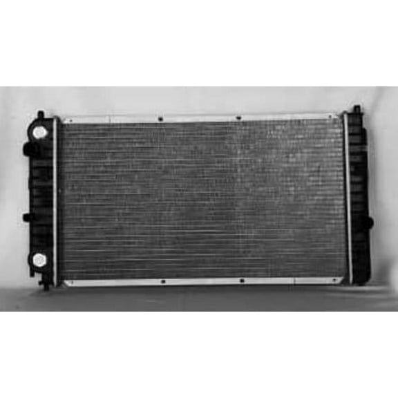 New Radiator Assembly Compatible With Pontiac Grand AM 3.4L V6 3350CC 204 CID 1999-2003 2004 2005 By Part Numbers CV37036A 21462 RA10024 22676953 GM3010196 9581 CU2264