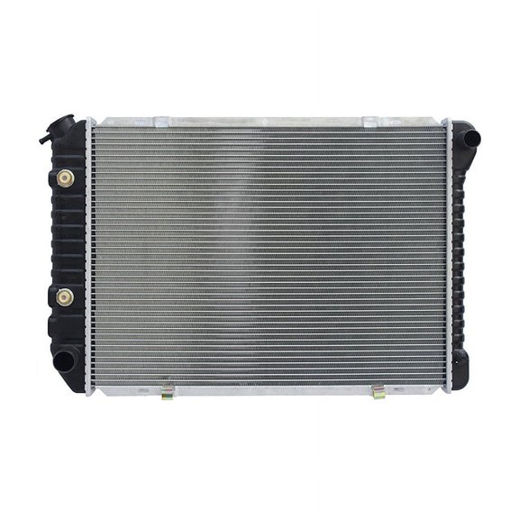 OEM Grade Radiator Compatible with 1980-1993 Ford Mustang 4.2L 5.0L OEM F1ZZ-8005A F1ZZ8005A EOBH 8005G 1/2" CONCENTRIC PLASTIC ALUMINUM Direct Fit Replacement OE Specifications