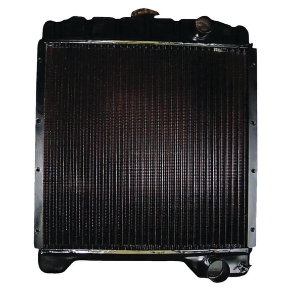 OEM Grade Radiator 4 Row 19.375 x 19.25 inch Core Compatible with Case IH Maxxum 5120 5130 5140 5230 5240 5250 Tractor Cummins 3.9L Diesel Cap Replaces 104753A2 84291260 Stens 1706-6508