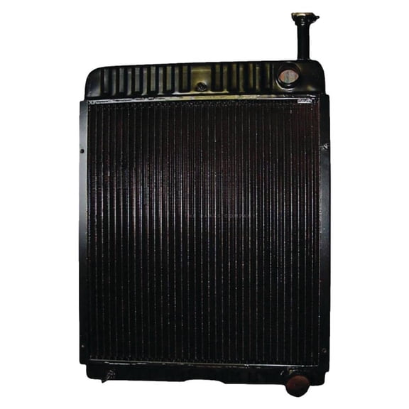 Radiator 6 Row 24 x 22.5 inch Core Compatible with IH 986 1086 1486 1568 Tractor D436 DT414 DT436 DV-550 6 Cyl Diesel Engine Replaces 121725C1 71611C1 533586R2 HH121725 Stens 1706-6504