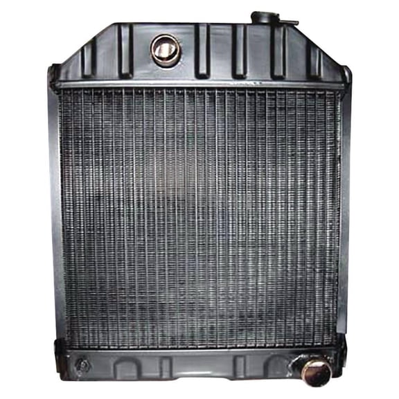 Radiator Without Oil Cooler Compatible with 1965-2000 Ford 2100 2120 2300 3000 3100 4000 3-Cyl 144ci 175ci Gas Diesel 1965-1975 C5NN8005U E4NN8005AA 36HP 1965-1990