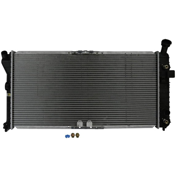 Radiator Compatible with 1999-2002 Pontiac Montana 3.4L V6 1998-1999 Oldsmobile Intrigue 3.8L 1997-1999 Trans Sport Heavy Duty Cooling Crossflow Aluminum New Replaces 89018557
