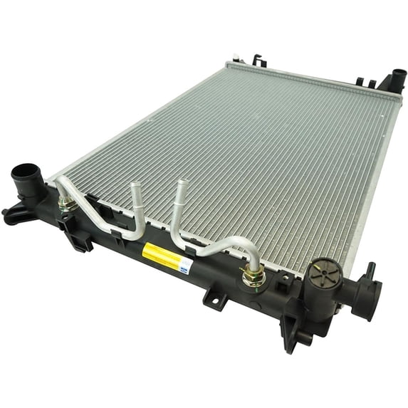 Radiator Compatible with 2013-2016 Hyundai Genesis Coupe 3.8 Grand Touring Ultimate 3.8L V6 Automatic RWD Downflow Aluminum Core Plastic Tank Bolt On New Replaces 253102M600 HY3010181