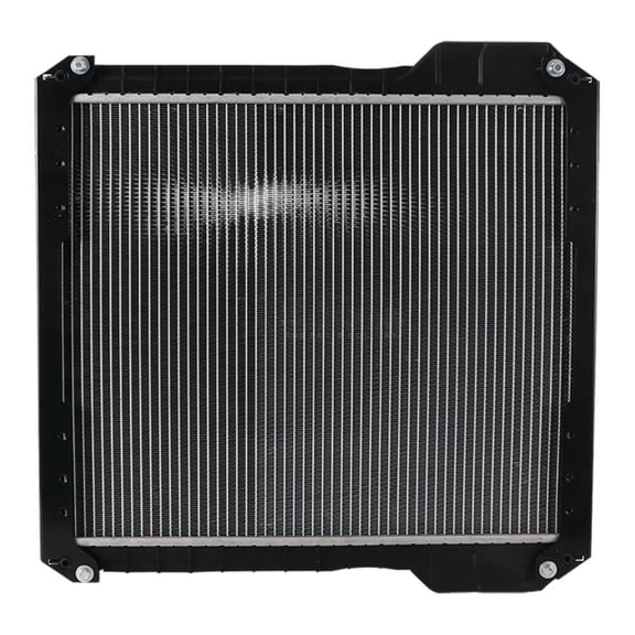 OEM Grade Radiator 4 Row 19-7/8 x 24-1/4 Inch Core Compatible with JCB 214E 3CX 4CX 506C 520 526 526S 528-70 528S 530 TM270 Perkins 1004-4 4.0L Diesel Replaces 30/915200 30/925610